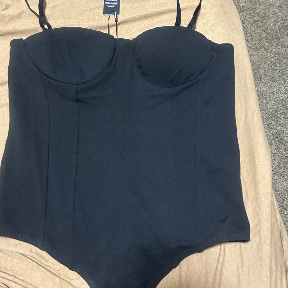 Fashion Nova Black Bodysuit